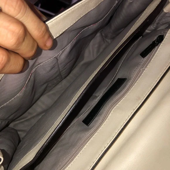 Rebecca Minkoff Cream Studded Satchel 56 - Picture 9 of 13